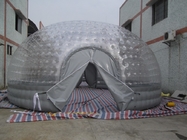 Fabriek Custom 0.6mm PVC Tarpaulin Bubble Tent opblaasbare heldere tent voor evenement