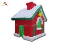 5*4*4 van de Reclameproducten van m de Opblaasbare van de het Festivaldecoratie Tent van het Kerstmis Rode Huis
