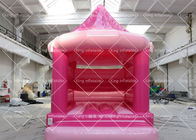 Het openlucht Witte 4x3.5m Kasteel van Carrousel Opblaasbare Bouncy voor Huwelijksgebruik